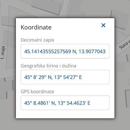 Apartman Palada Žminj Eksteriør bilde