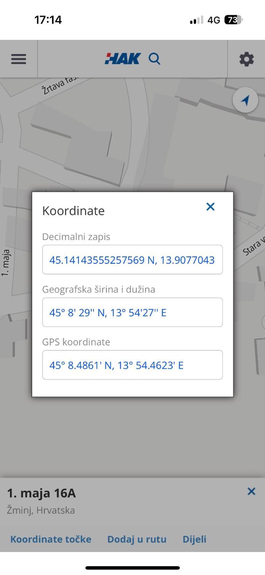 Apartman Palada Žminj Eksteriør bilde